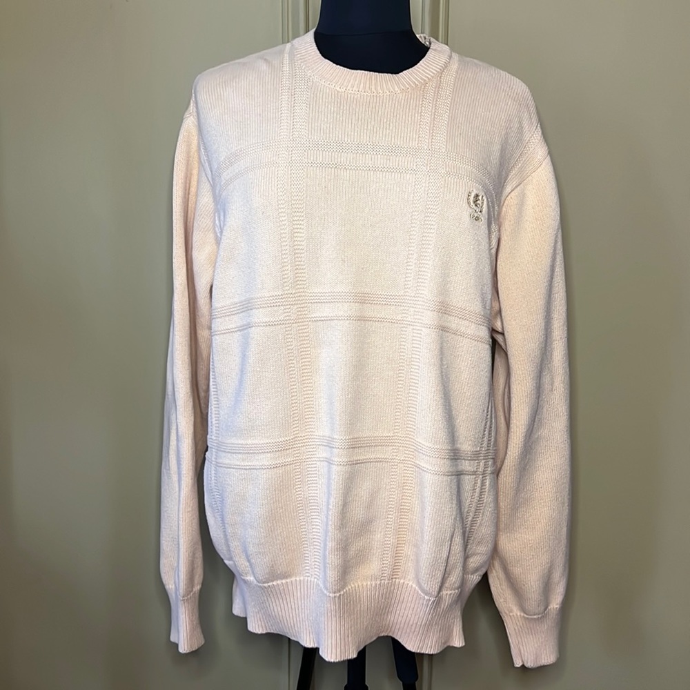 Vintage Izod ribbed Crew Neck